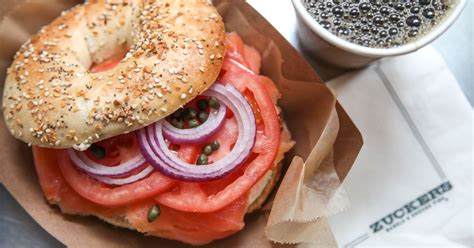 Zuckers bagels and smoked fish - Zucker’s Bagels and Smoked Fish. Financier turned bagel man Matt Pomerantz—co-owner of Murray’s with brother of Adam Pomerantz—burnished this dynastic bagel family’s repertoire in 2007 ...